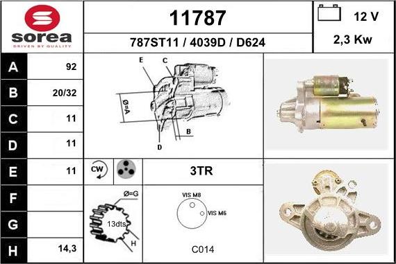 EAI 11787 - Starteris adetalas.lv