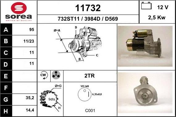 EAI 11732 - Starteris adetalas.lv