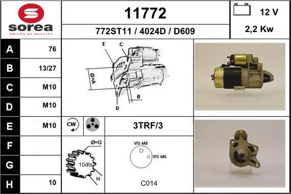 EAI 11772 - Starteris adetalas.lv