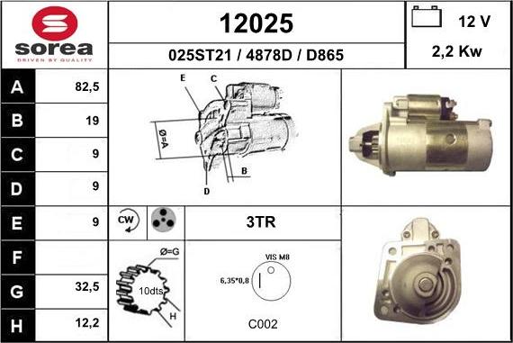 EAI 12025 - Starteris adetalas.lv