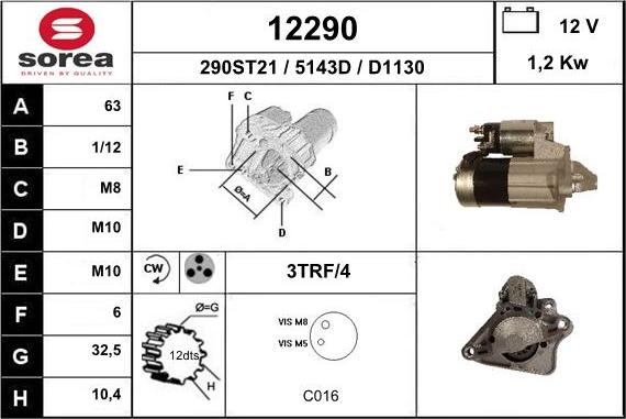 EAI 12290 - Starteris adetalas.lv