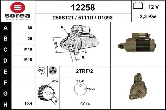 EAI 12258 - Starteris adetalas.lv