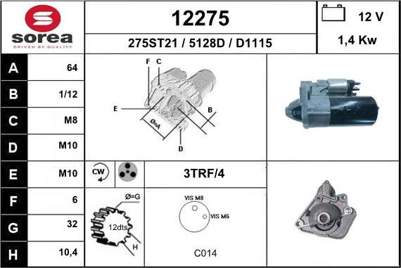 EAI 12275 - Starteris adetalas.lv