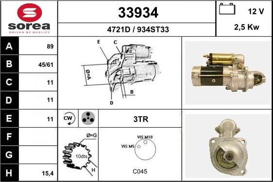 EAI 33934 - Starteris adetalas.lv