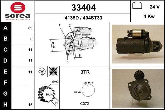 EAI 33404 - Starteris adetalas.lv