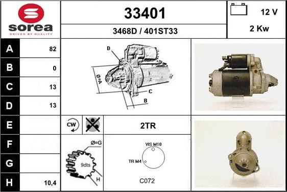 EAI 33401 - Starteris adetalas.lv