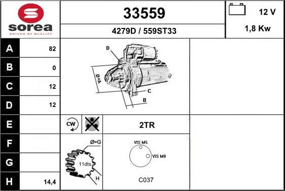 EAI 33559 - Starteris adetalas.lv