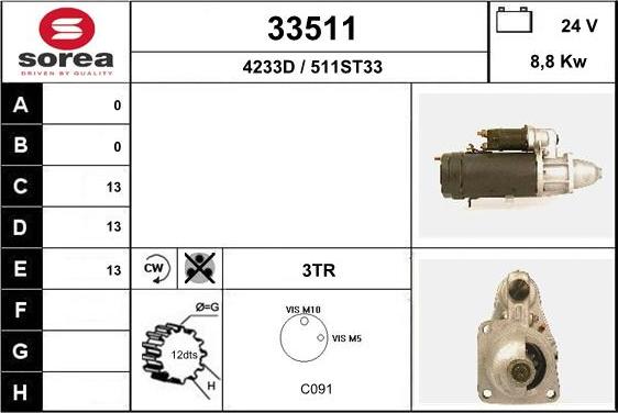 EAI 33511 - Starteris adetalas.lv