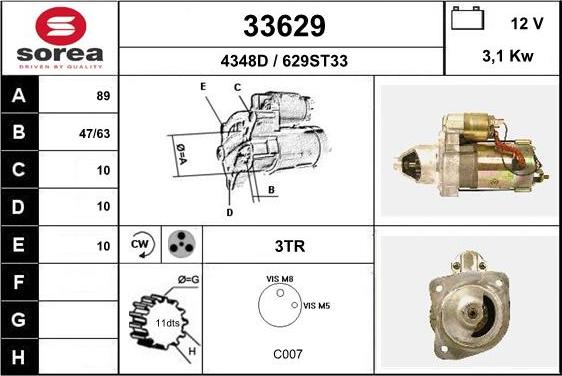 EAI 33629 - Starteris adetalas.lv