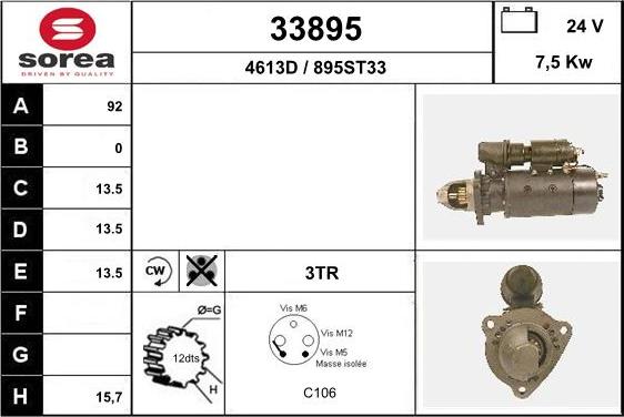 EAI 33895 - Starteris adetalas.lv