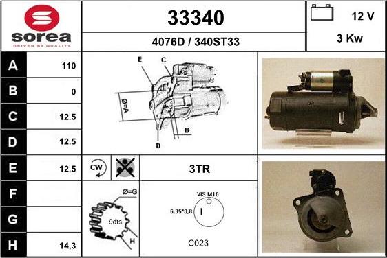 EAI 33340 - Starteris adetalas.lv