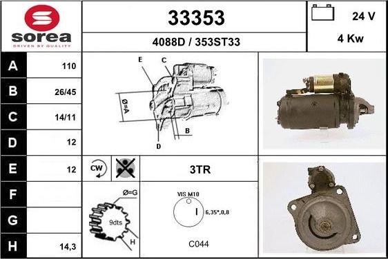 EAI 33353 - Starteris adetalas.lv