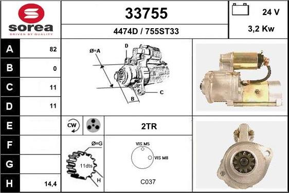 EAI 33755 - Starteris adetalas.lv