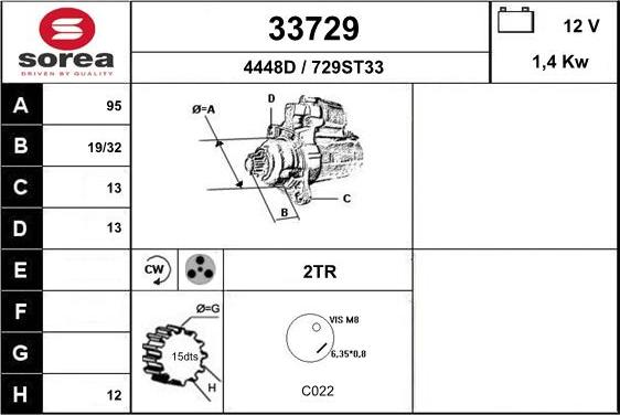 EAI 33729 - Starteris adetalas.lv