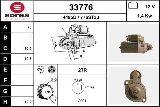 EAI 33776 - Starteris adetalas.lv