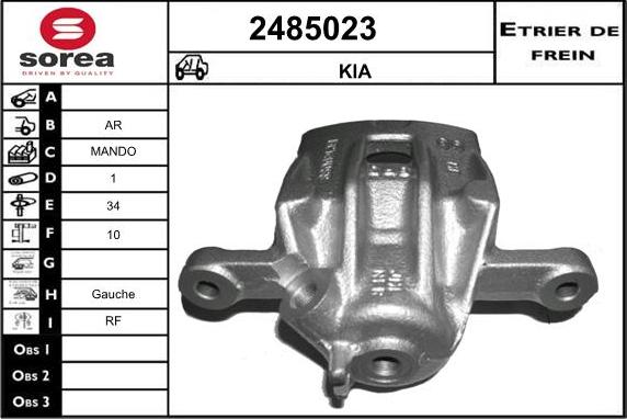 EAI 2485023 - Bremžu suports adetalas.lv