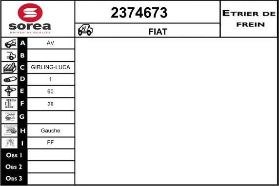 EAI 2374673 - Bremžu suports adetalas.lv