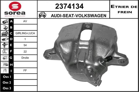 EAI 2374134 - Bremžu suports adetalas.lv