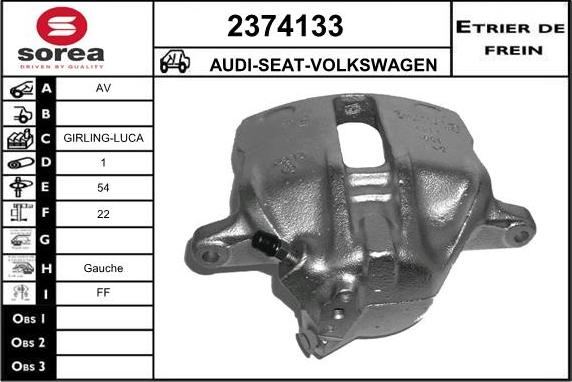 EAI 2374133 - Bremžu suports adetalas.lv