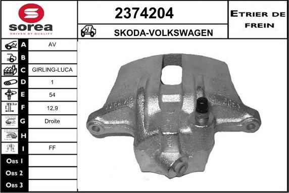 EAI 2374204 - Bremžu suports adetalas.lv