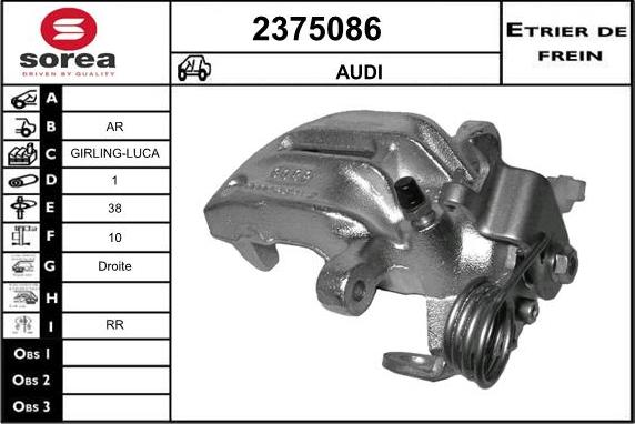 EAI 2375086 - Bremžu suports adetalas.lv