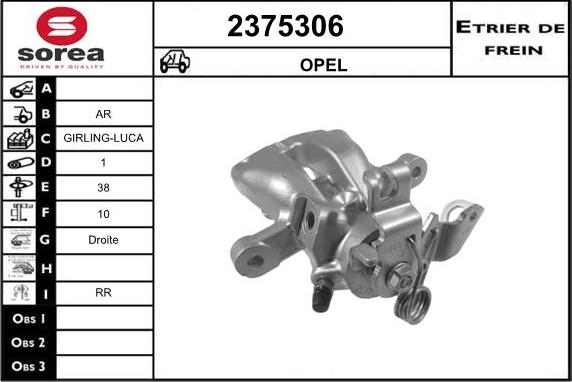 EAI 2375306 - Bremžu suports adetalas.lv