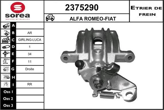 EAI 2375290 - Bremžu suports adetalas.lv