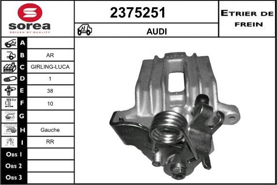 EAI 2375251 - Bremžu suports adetalas.lv