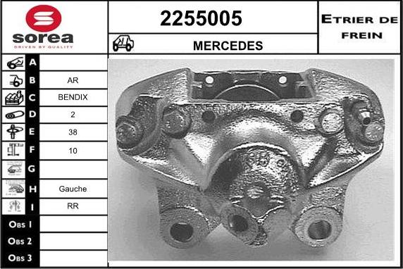 EAI 2255005 - Bremžu suports adetalas.lv