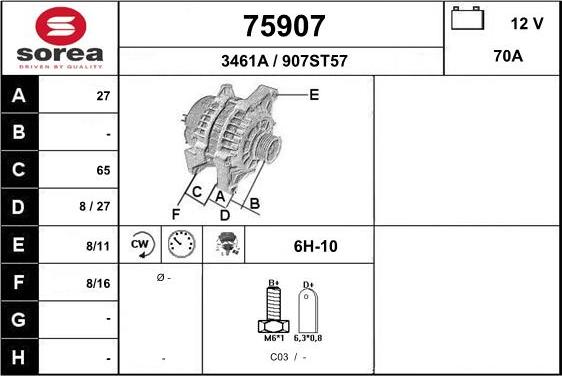 EAI 75907 - Ģenerators adetalas.lv