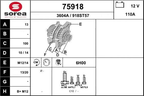 EAI 75918 - Ģenerators adetalas.lv