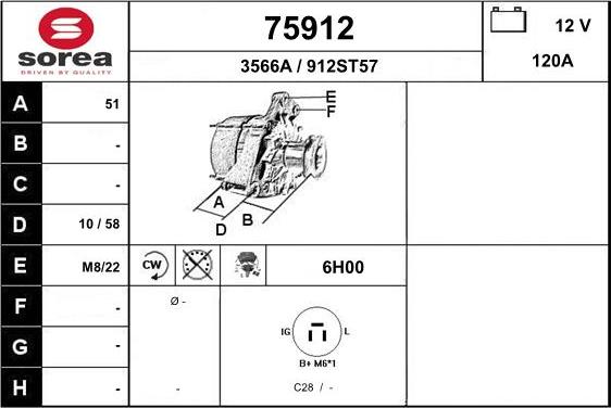 EAI 75912 - Ģenerators adetalas.lv