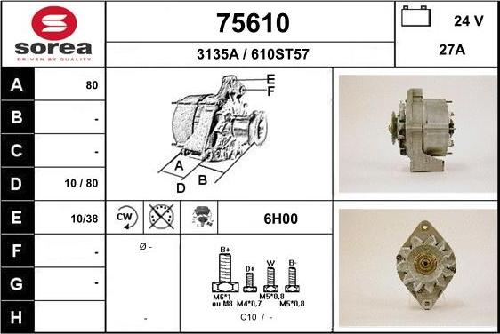 EAI 75610 - Ģenerators adetalas.lv