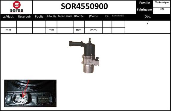 EAI SOR4550900 - Hidrosūknis, Stūres iekārta adetalas.lv