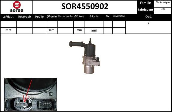 EAI SOR4550902 - Hidrosūknis, Stūres iekārta adetalas.lv