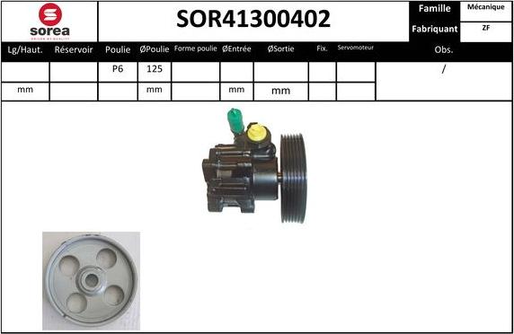 EAI SOR41300402 - Hidrosūknis, Stūres iekārta adetalas.lv