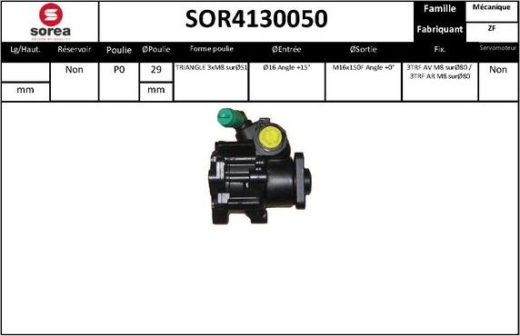 EAI SOR4130050 - Hidrosūknis, Stūres iekārta adetalas.lv