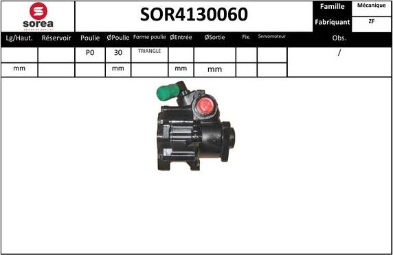 EAI SOR4130060 - Hidrosūknis, Stūres iekārta adetalas.lv