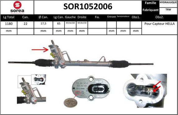 EAI SOR1052006 - Stūres mehānisms adetalas.lv