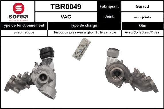 EAI TBR0049 - Kompresors, Turbopūte adetalas.lv