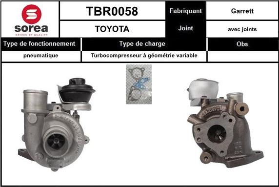 EAI TBR0058 - Kompresors, Turbopūte adetalas.lv