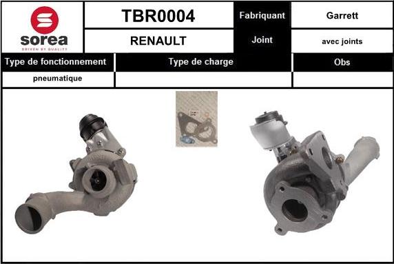 EAI TBR0004 - Kompresors, Turbopūte adetalas.lv