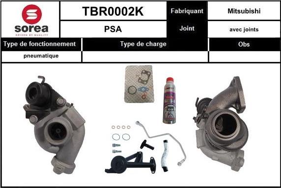 EAI TBR0002K - Kompresors, Turbopūte adetalas.lv