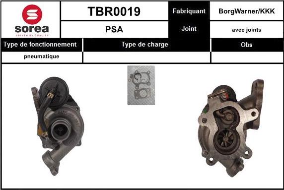 EAI TBR0019 - Kompresors, Turbopūte adetalas.lv