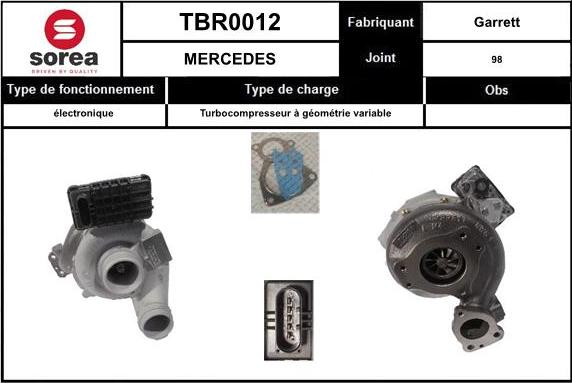 EAI TBR0012 - Kompresors, Turbopūte adetalas.lv