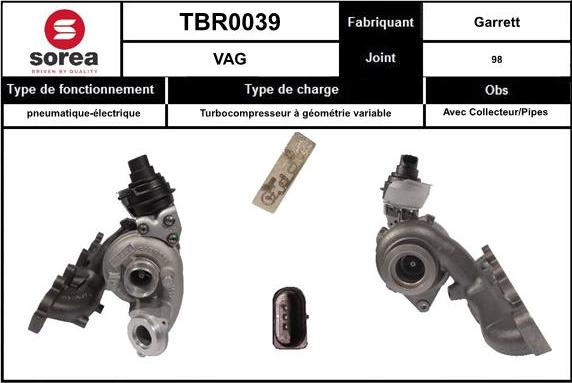 EAI TBR0039 - Kompresors, Turbopūte adetalas.lv