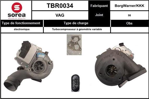 EAI TBR0034 - Kompresors, Turbopūte adetalas.lv