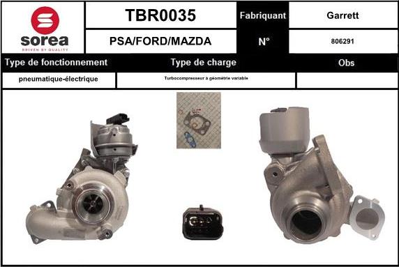 EAI TBR0035 - Kompresors, Turbopūte adetalas.lv