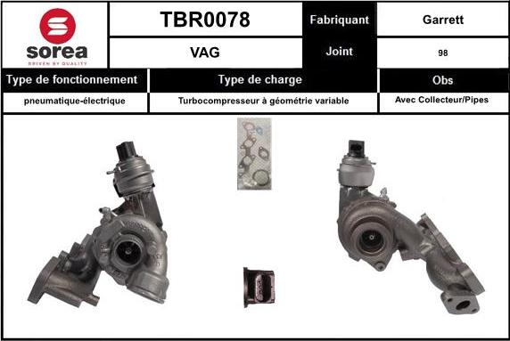 EAI TBR0078 - Kompresors, Turbopūte adetalas.lv