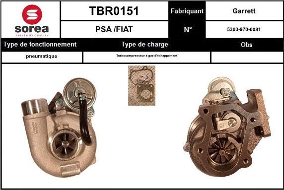 EAI TBR0151 - Kompresors, Turbopūte adetalas.lv